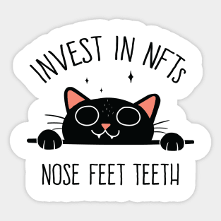 Nose Feet Teeth Sticker